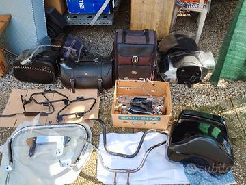 vari pezzi per moto custom  tutto in blocco