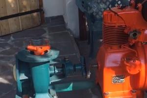 Motopompa con motore Lombardini