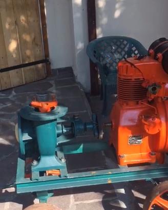 Motopompa con motore Lombardini