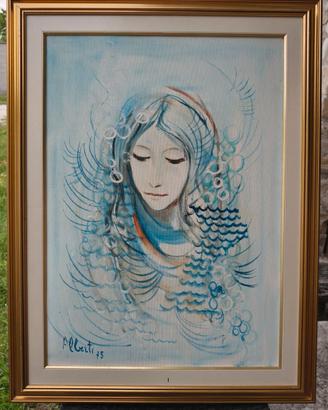 Quadro con volto femminile