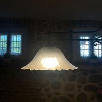Lampadario rustico ferro battuto