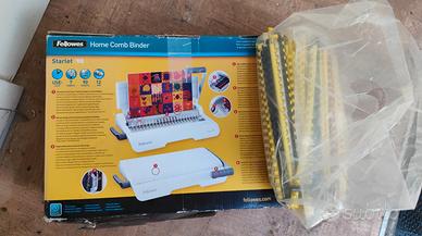 Perforatrice/rilegatrice a dorsi plastici
