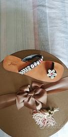 Sandalo infradito conchiglie 