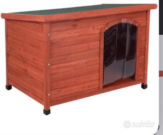 Cuccia per cani grandi in legno