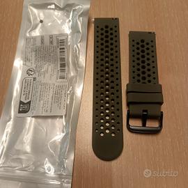 Cinturino verde militare con fori versione sport p