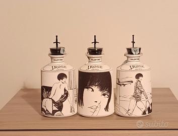 SERIE 3 BOTTIGLIE VUOTE DI GIN JROSE VALENTINA