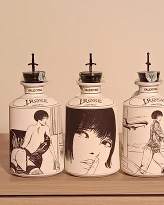 SERIE 3 BOTTIGLIE VUOTE DI GIN JROSE VALENTINA