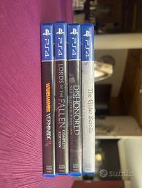 Stock giochi play station 4