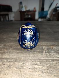 uovo blu cobalto russo faberge'