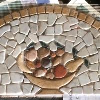 Rosoni mosaici in marmo realizzati artigianalmente