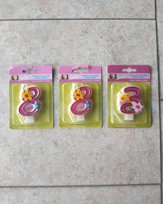 Candele Barbie N 8 , 8 , 3