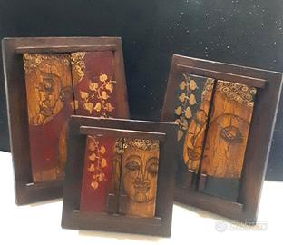 Quadri Etnici In Legno - Svendita Totale!