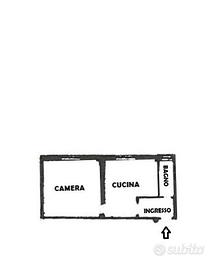 Monolocale oltre accessori in via salandra