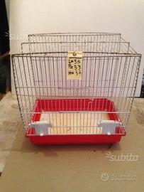 70 - Gabbia vintage per uccelli, in metallo
