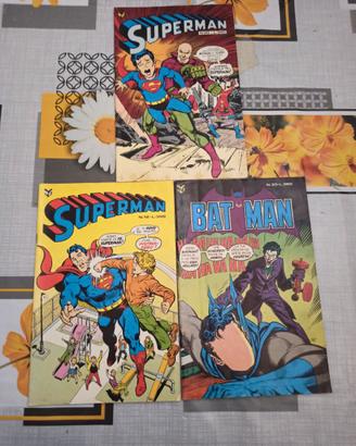 LOTTO 6 ALBI-5 SUPERMAN e 1 BATMAN CENISIO e PLAY