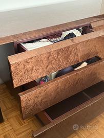 Cassettiera camera con comodini