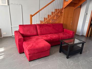 Divano letto e contenitore