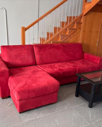 Divano letto e contenitore