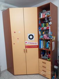 Cabina armadio angolare.