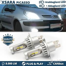Kit LED H4 per CITROEN XSARA PICASSO 6500K CANbus