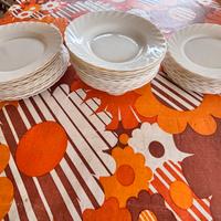 Set di 35 piatti bianchi porcellana