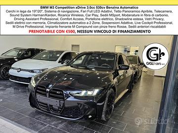 BMW M3 M3 Comp Tetto C.19" 20" Harman Kardon Car