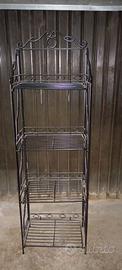 Etagere ferro battuto 4 ripiani