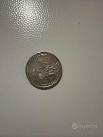 Moneta 100 lire anniversario Fao