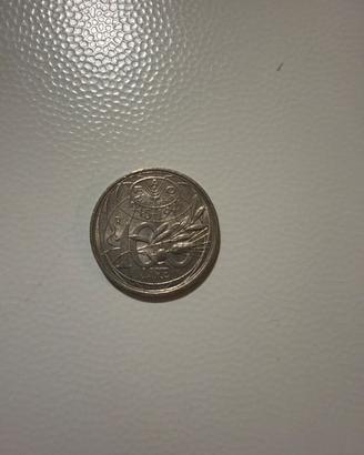 Moneta 100 lire anniversario Fao