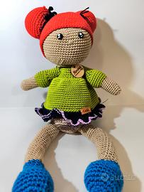 Bambole da collezione amigrumi - Carla