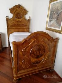 Letto del 1800 in noce