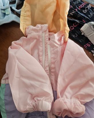 Giacca a Vento / Giambotto per Bambina 4-6 Mesi