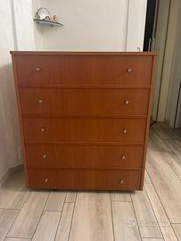 Mobile con letto singolo a scomparsa