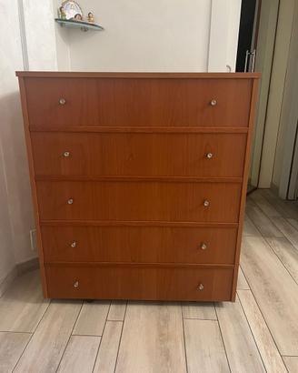 Mobile con letto singolo a scomparsa