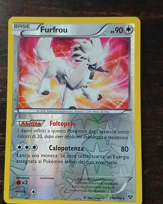 Carta Pokemon Furfour reverse