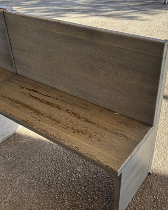 9 panchine in legno