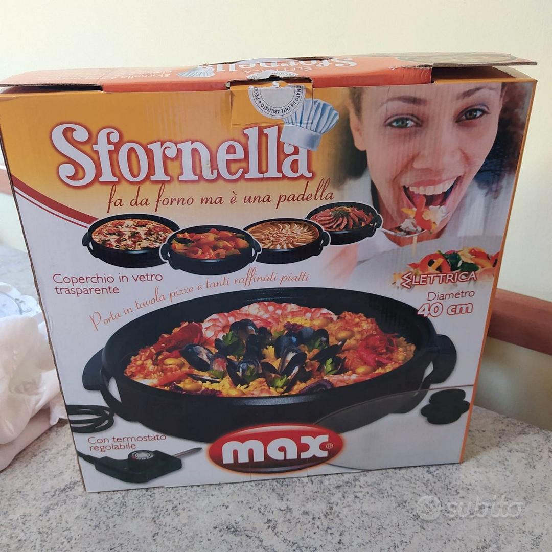 Padella forno elettrica e con fondo antiaderente Sfornella con coperchio  Max a 19,98 € (50% di sconto)