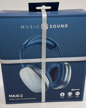 Cuffie Wireless MAXI 2 – NUOVE, colore BLU