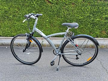 Bicicletta  Btwin Original 5 grigia con accessori