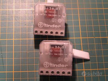 Finder 2 x relè art.26.01 a 12 volt