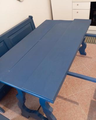 Salotto/cucina in legno massello 