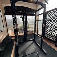 Full Rack Powertec + Lat machine + accessori