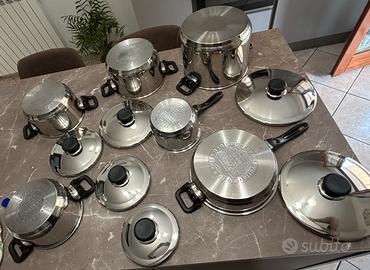 Batteria pentole Bavaria acciaio inox18/10