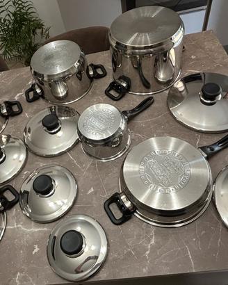 Batteria pentole Bavaria acciaio inox18/10