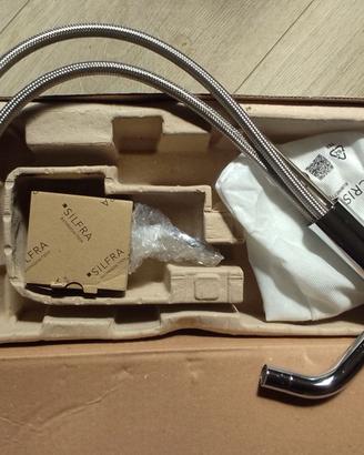 Miscelatore lavabo Cristina inox nuovo