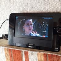 Tv portatile dvb con lettore DVD e Usb 12v camperc