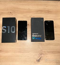 LOTTO Samsung S10 + S7 Edge - PER RICAMBI