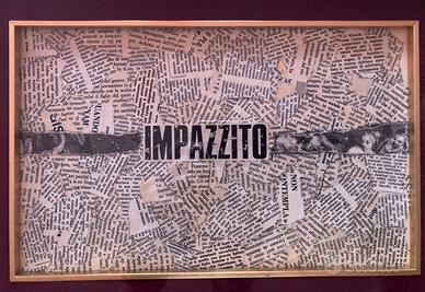 Collage Originale Quadro Punk Dada