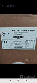 Cavo U/Utp cat 6 24awg 4p Lsoh