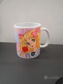 tazza di candy con la rosa